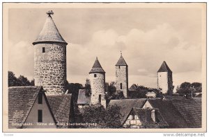 RP, Turme der Alten Stadtbefestigung, Dinkelsbuhl (Bavaria), Germany, 1920-1940s