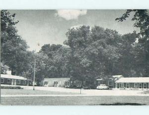 Unused 1950's RUSH PARK MOTEL Independence Iowa IA u2925