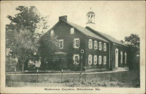 Graceham MD Moravian Church Postcard