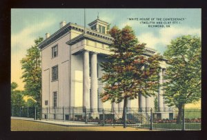 Richmond, Virginia/VA Postcard, White House Of The Confederacy #2