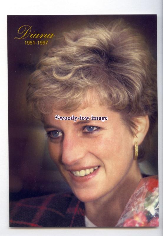 er0118 - Portrait Memorial Card for Diana Princess of Wales 1961-1997 - postcard