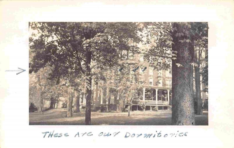 Millersville University Dormitories Pennsylvania 1950s RPPC Real Photo postcard