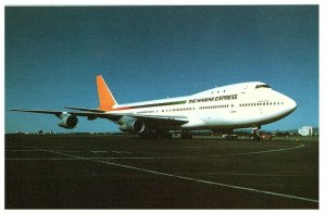 The Hawaii Express Boeing 747 Serving California & Hawaii Postcard