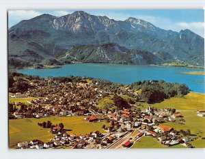 Postcard Kochel am See gegen Herzogstand, Kochel am See, Germany