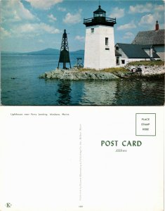 Light House near Ferry Landing Isleboro, Maine (23918