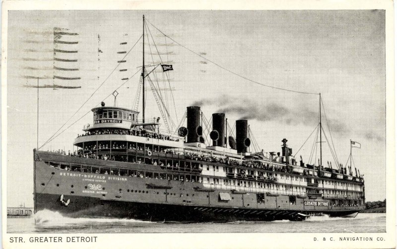 Detroit & Cleveland Navigation Co. (D&C) - Steamer Greater Detroit