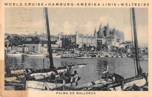 Palma de Mallorca Spain Scenic View  Hamburg Amerika Linie Postcard J71379