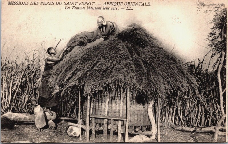 Senegal Missions Des Peres Du Saint Esprit Natives Vintage Postcard C109