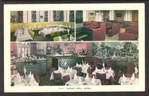 George's Grill Quebec Quebec Canada Postcard 5800