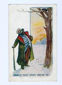 LP60          Black Americana History, vintage postcard, 