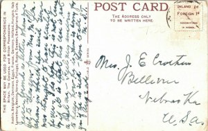 West End Park Glasgow Series 4040 WOB Note Postcard Britain Luxemburg Mexico UNP 