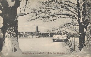 Sweden Stockholm Saltsjöbaden i vinterskrud Motiv från Ringvägen 03.10