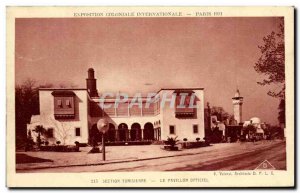 Old Postcard Section Tunisienre The Official Pavilion International Colonial ...