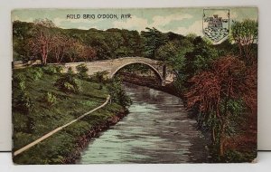 AYR, Auld Brig O'doon Scotland 1913 Postcard C15