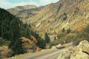 Postcard Bird's Eye View of Big Cottonwood Canyon, UT.      N1