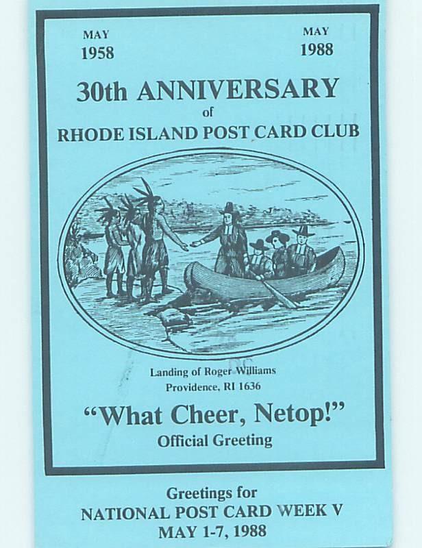 1980's POSTCARD SHOW Providence Rhode Island RI H9304