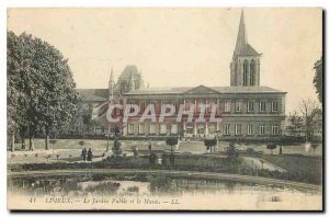 Old Postcard Lisieux The Public Garden and Museum