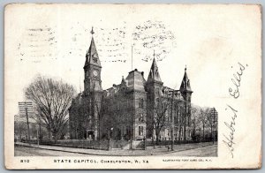 Charleston West Virginia 1906 Postcard State Capitol Building