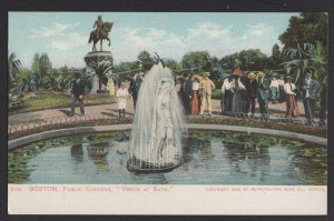 MA BOSTON Public Gardens  Venus at Bath Copyright 1905 Metro News Co. ~ Und/B