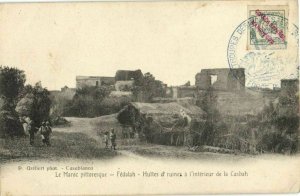 CPA AK MAROC Fedaalah Huttes et ruines (23899)