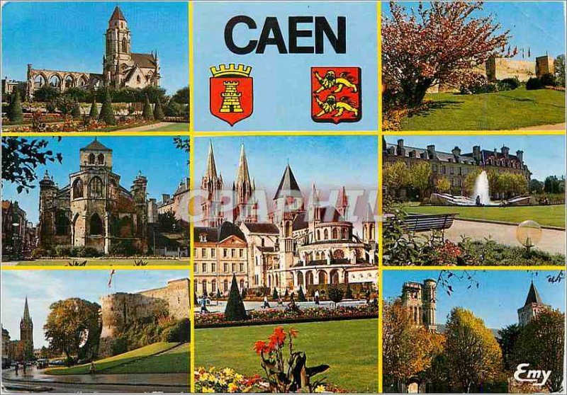 Postcard Moderne Caen (Calvados) Le Vieux Saint Etienne Le Chateau Vieux Sain...