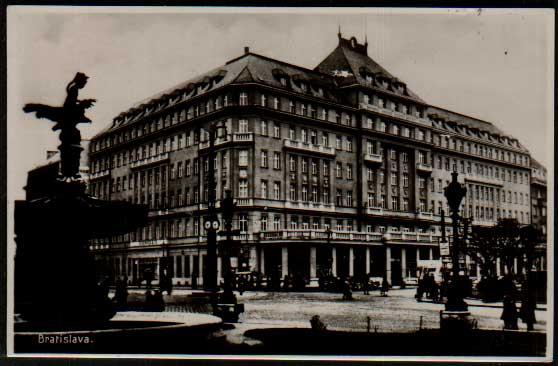 Bratislava Slovakia Real Photo Postcard