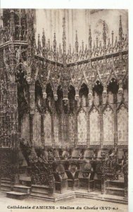 France Postcard - Cathedrale d'Amiens - Stalles Du Choeur - Ref 11127A