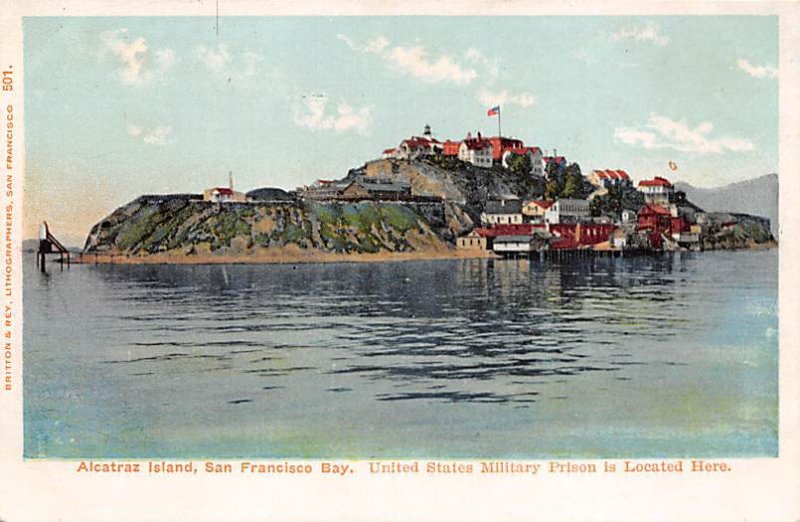 Alcatraz Island San Francisco Bay, California, USA Unused 