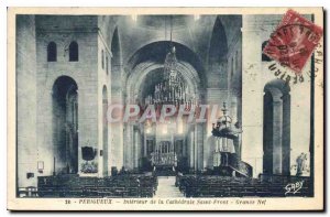 Old Postcard Interior of Perigueux P?rigueux Cathedral Great Nave