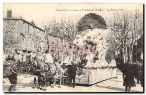 Old Postcard Carnival XXIII God Pan Aix en Provence