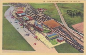 Missouri St Louis Aerial View Of Lambert Field 1939 Curteich