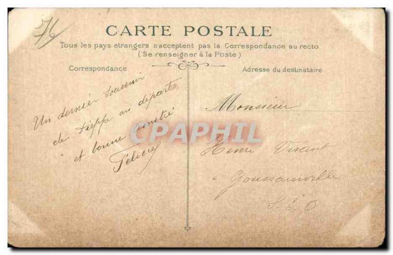 Old Postcard Dieppe large bridge