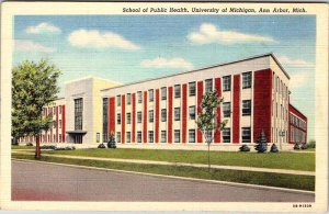 Postcard SCHOOL SCENE Ann Arbor Michigan MI AM0869