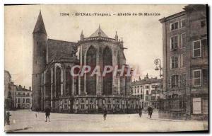 Old Postcard Epinal apse of St Maurice