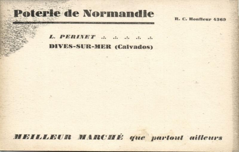 france, DIVES-SUR-MER, Poterie de Normandie, Pottery, Birds Chicken Duck (1910s)