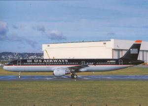 US AIRWAYS, A321-211, unused Postcard