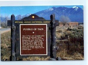 Postcard - Taos Pueblo, New Mexico