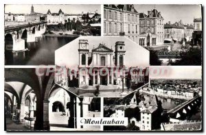 Old Postcard Montauban Tarn et Garonne Marechal Foch Place du Pont La Cathedr...