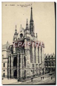 Postcard Old Paris La Sainte Chapelle