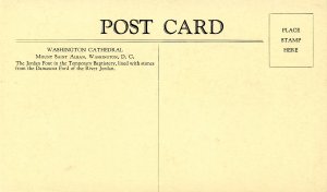 DC - Washington. Washington Cathedral, The Jordan Font