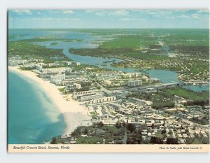 Postcard Beautiful Crescent Beach, Sarasota, Florida