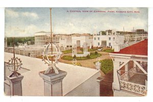 KS - Kansas City. Amusements, Central View of Carnival Park ca 1908