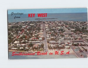 M-127435 Southernmost Beach in USA Greetings from Key West Florida