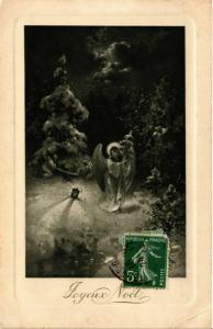 CPA AK Angel in the Forest at Night - Christmas ANGELS (777549)