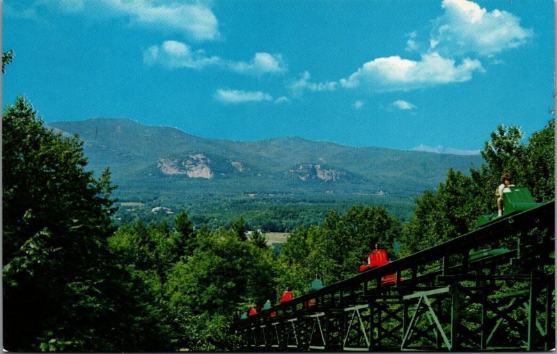 USA Cathedral Ledge From Skimobile White Mountains New Hampshire Chrome C027