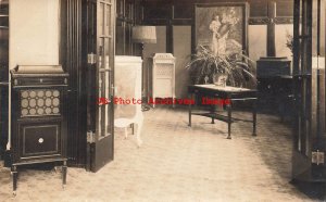 MI, Detroit, Michigan, RPPC, Wallace Brown's Edison Phonograph Store Interior