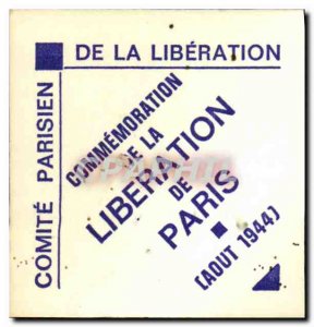 Ticket Army Commemoration world war 2 Liberation of Paris in August 1944 Augu...