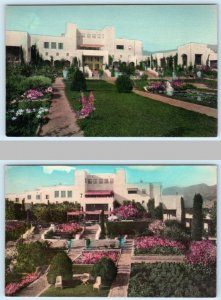 2 Postcards SANTA BARBARA, California CA ~ Handcolored SAMARKAND PERSIAN HOTEL