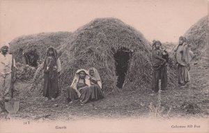 Gourbie Tunisia Africa Antique Postcard