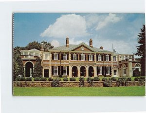 Postcard The Tennessee Governors residence Nashville Tennessee USA